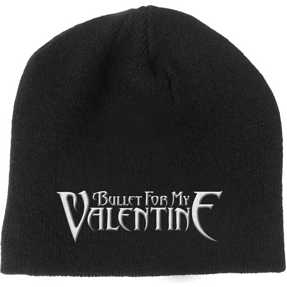 Bullet For My Valentine Unisex Beanie Hat: Logo Cotton (Black)