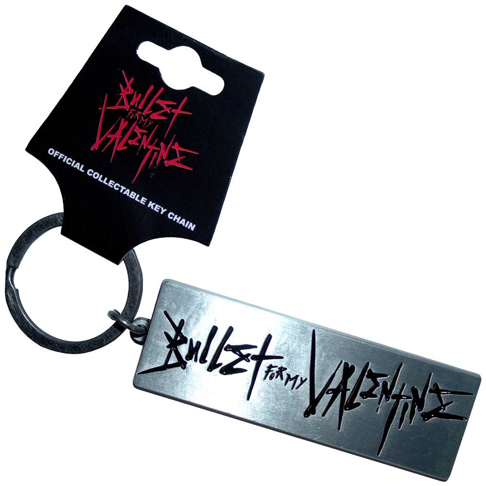 Bullet For My Valentine Keychain: Engraved Logo