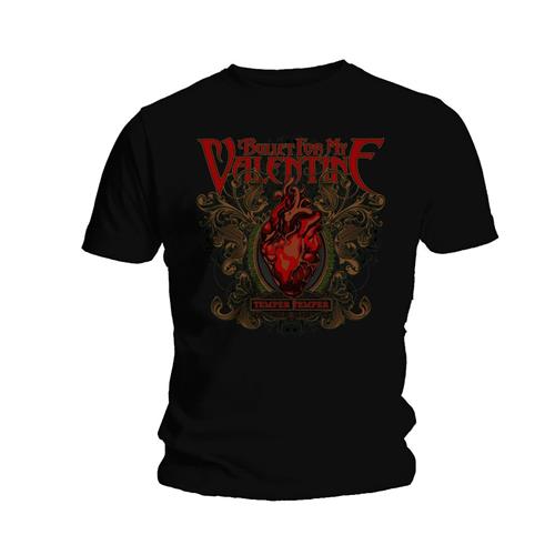 Bullet For My Valentine Unisex T-Shirt: Temper Temper (Black)