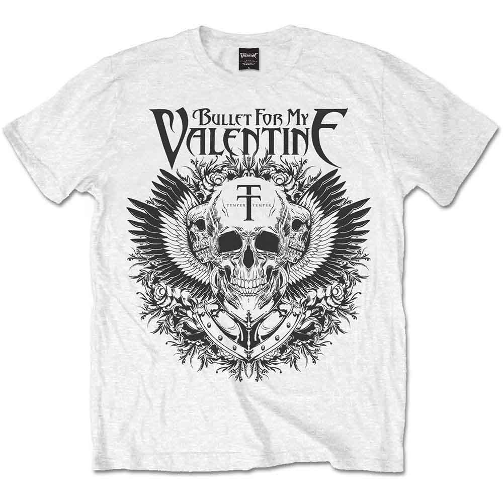 Bullet For My Valentine Unisex T-Shirt: Eagle (White)