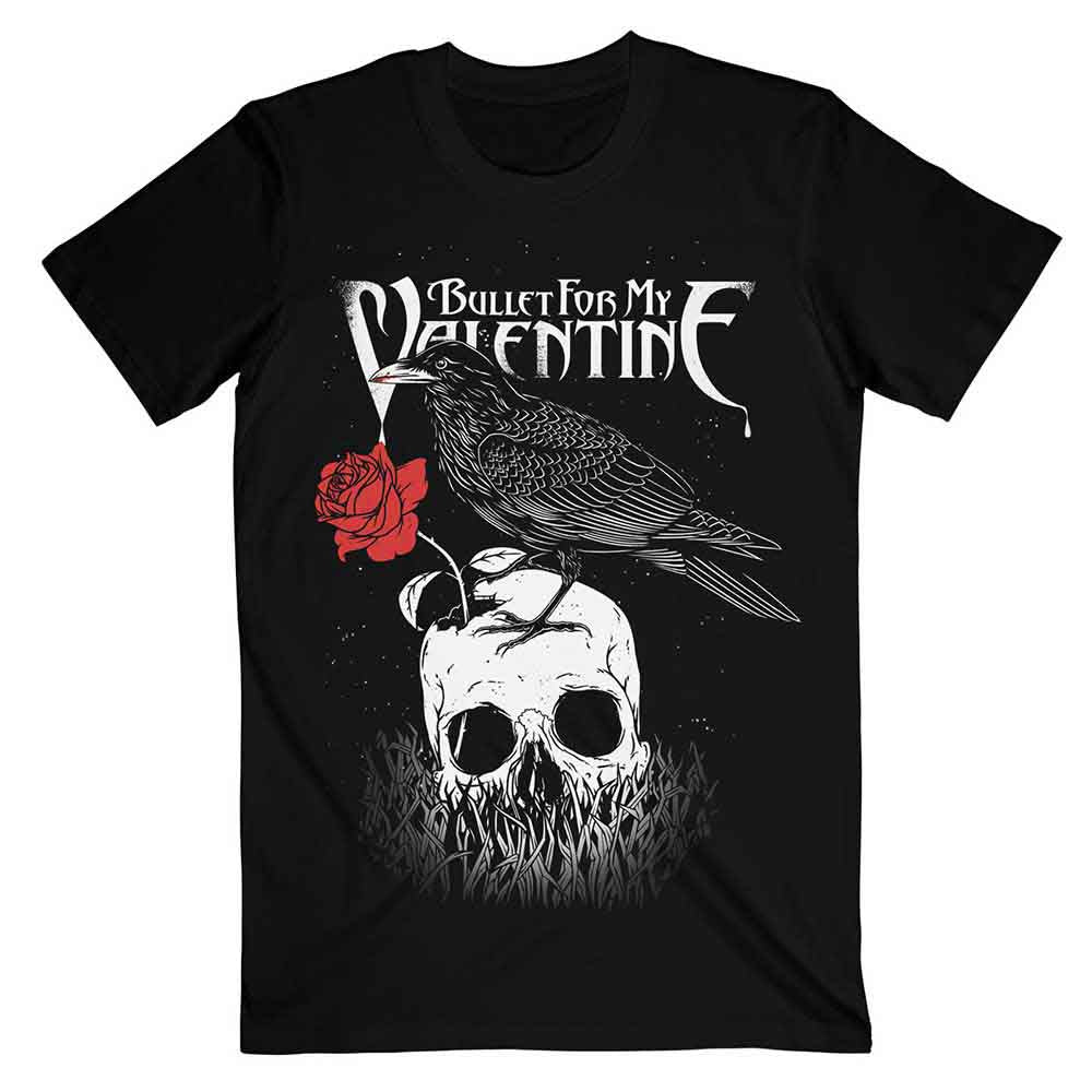 Bullet For My Valentine Unisex T-Shirt: Raven (Black)