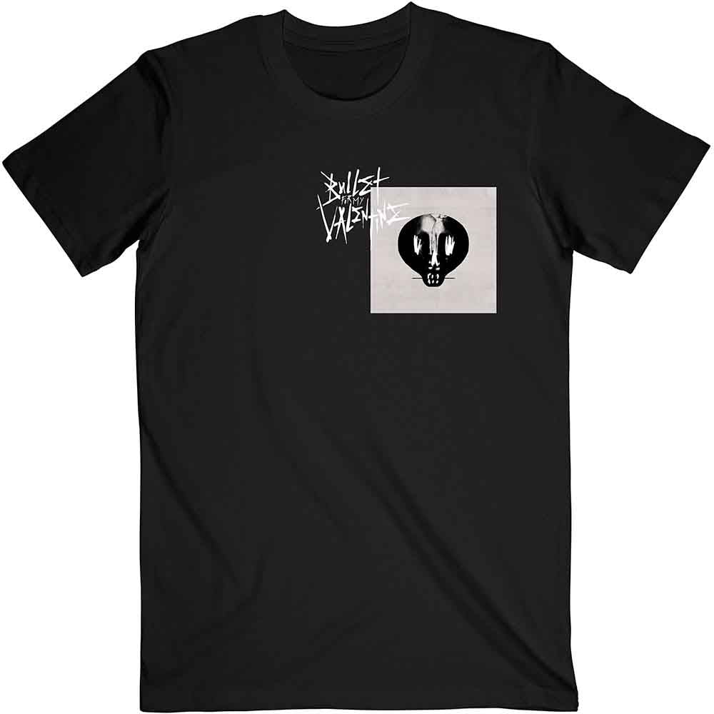 Bullet For My Valentine Unisex T-Shirt: Album Cropped & Logo (Black)