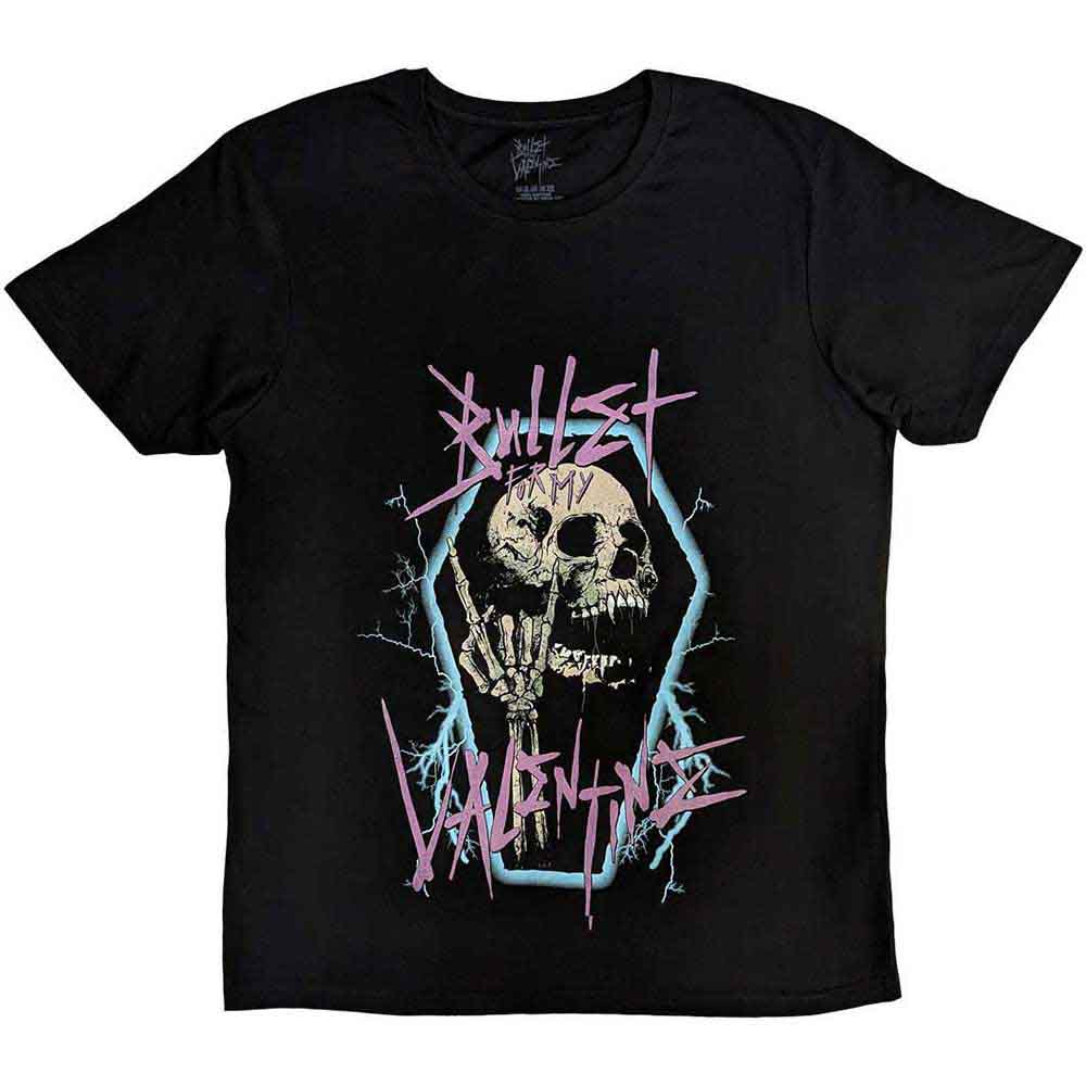 Bullet For My Valentine Unisex T-Shirt: Thrash Skull (Black)