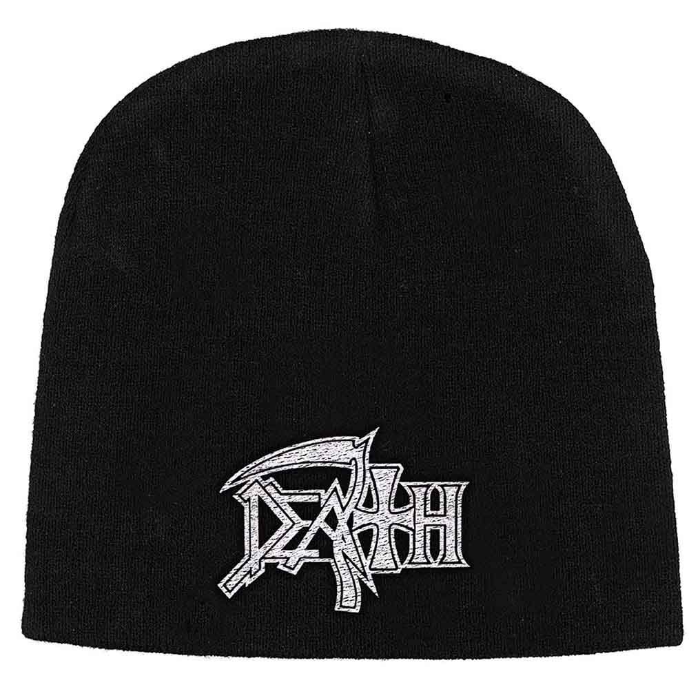 Death Unisex Beanie Hat: Logo (Black)