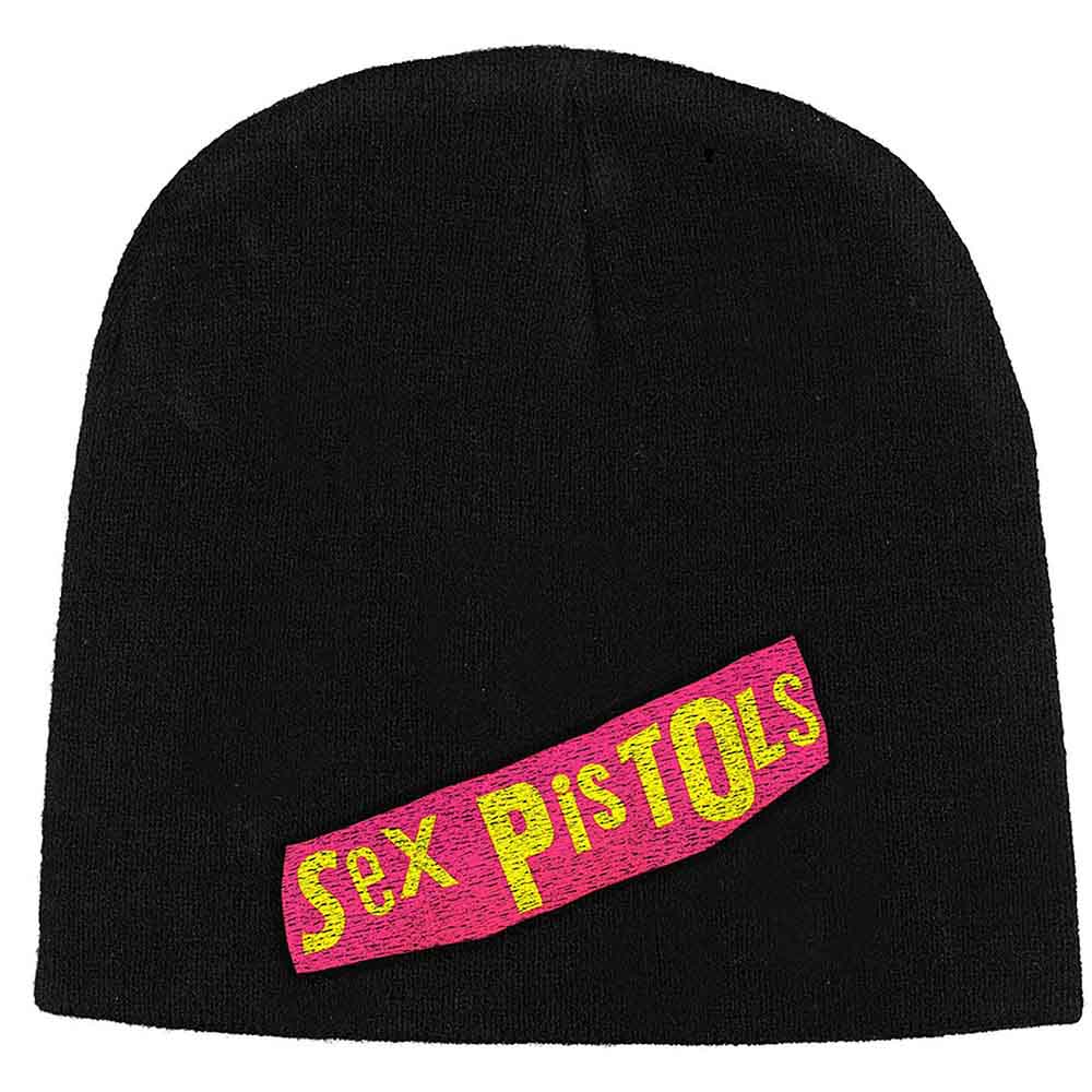 The Sex Pistols Unisex Beanie Hat: Logo (Black)