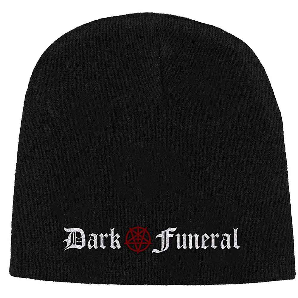 Dark Funeral Unisex Beanie Hat: Logo (Black)