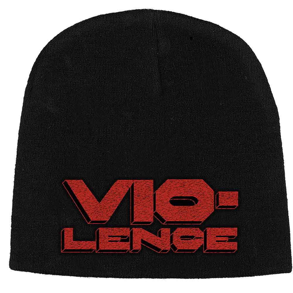 Vio-Lence Unisex Beanie Hat: Logo (Black)