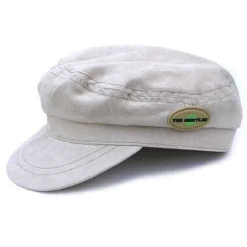 The Beatles Unisex Help! Hat: Help! Moleskin & Badge (Natural) (Embellished)