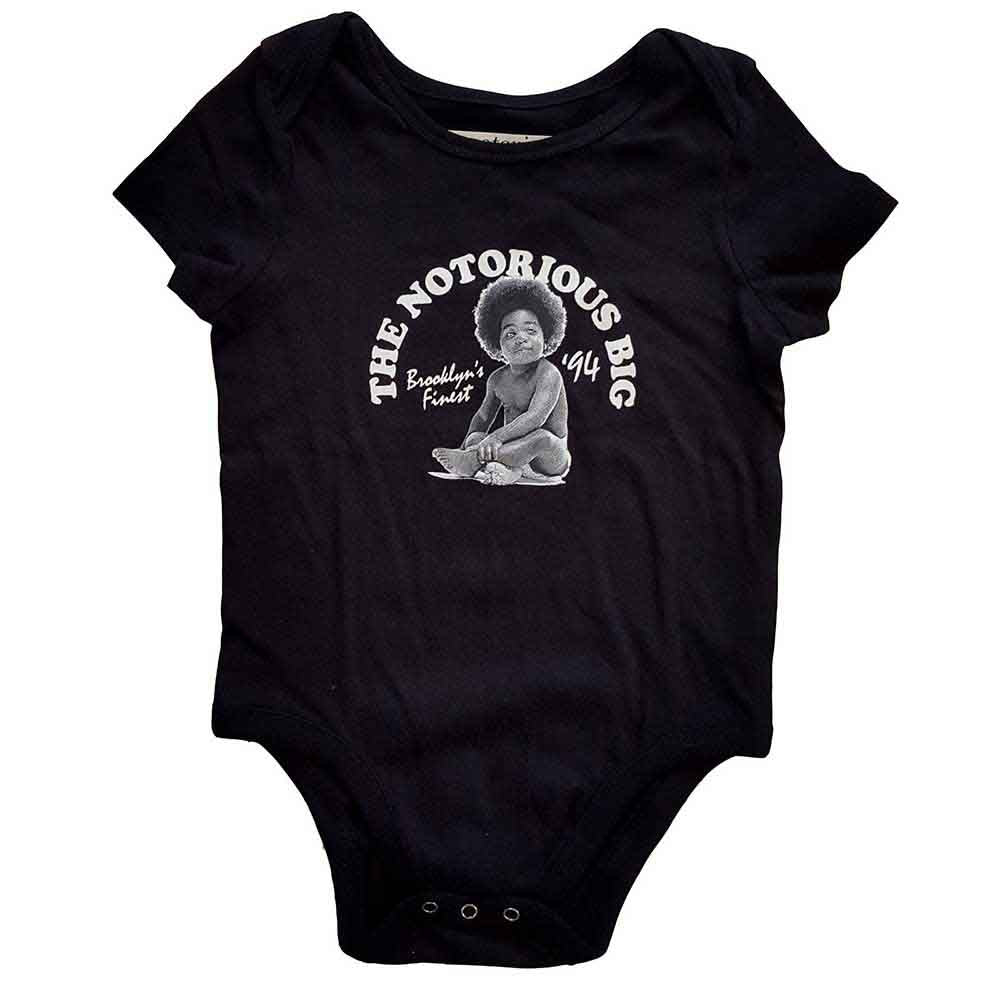 Biggie Smalls Kids Baby Grow: Baby (Black)
