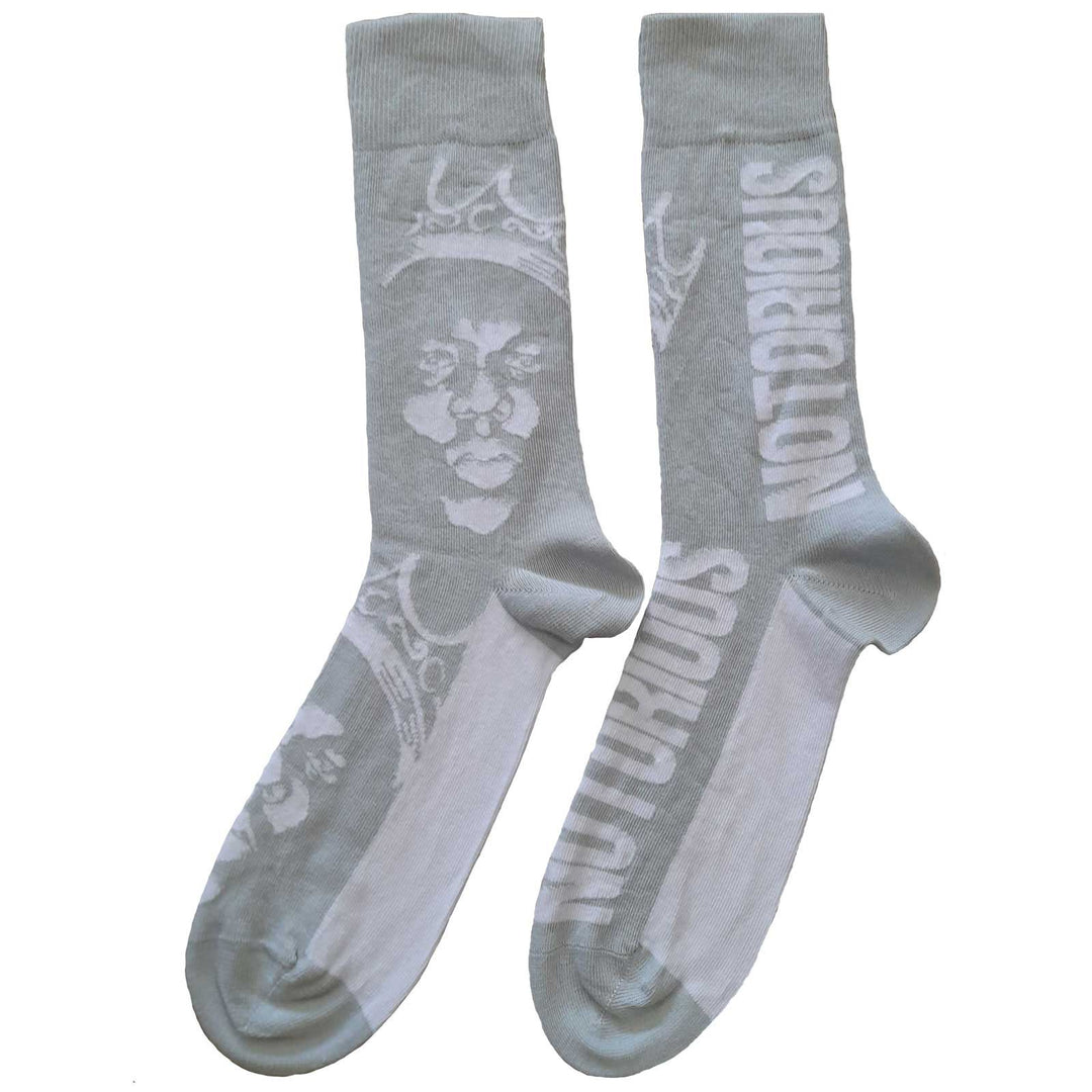 Crown Monochrome Unisex Ankle Socks (UK Size 7 - 11) | The Notorious B.I.G.