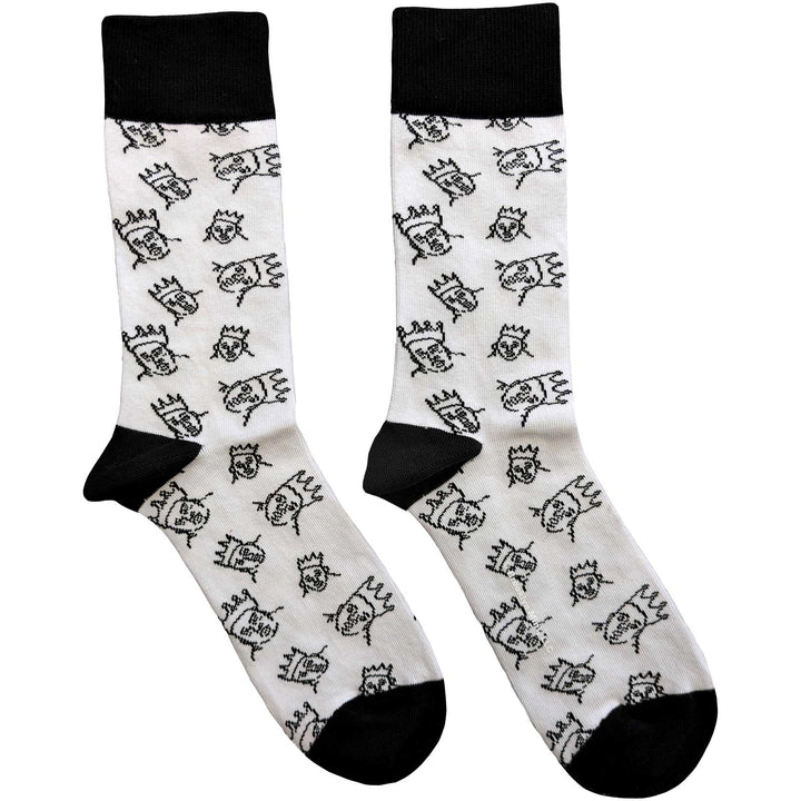 Hand-Drawn Unisex Ankle Socks (UK Size 7 - 11) | The Notorious B.I.G.