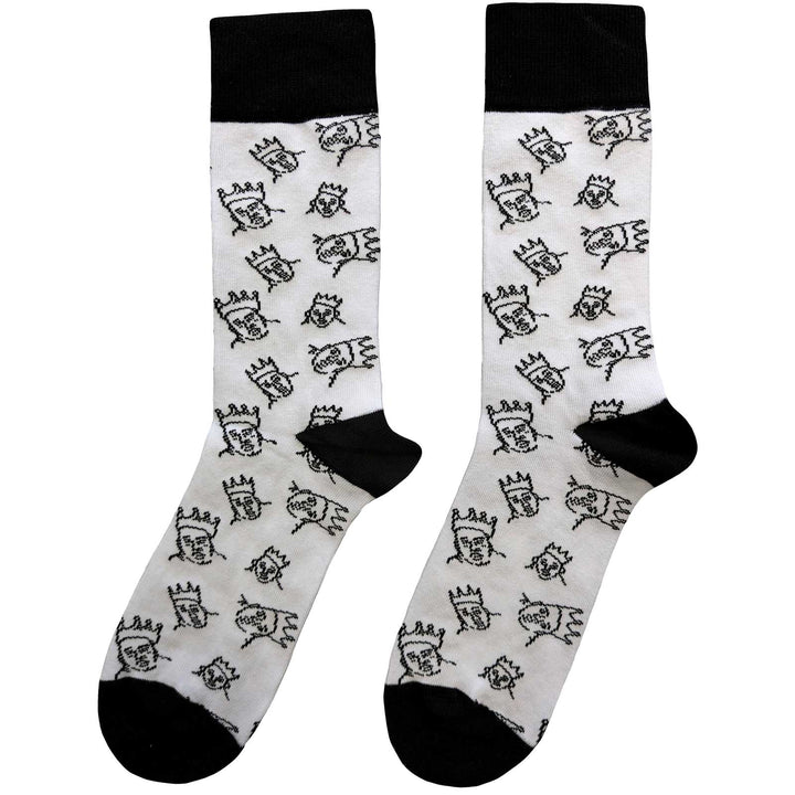 Hand-Drawn Unisex Ankle Socks (UK Size 7 - 11) | The Notorious B.I.G.