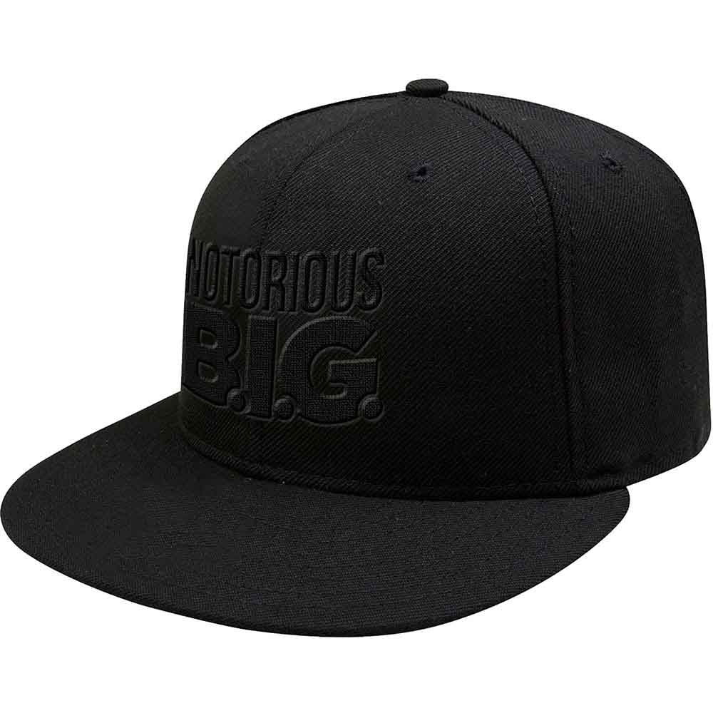 Biggie Smalls Unisex Snapback Cap: Logo (Black)