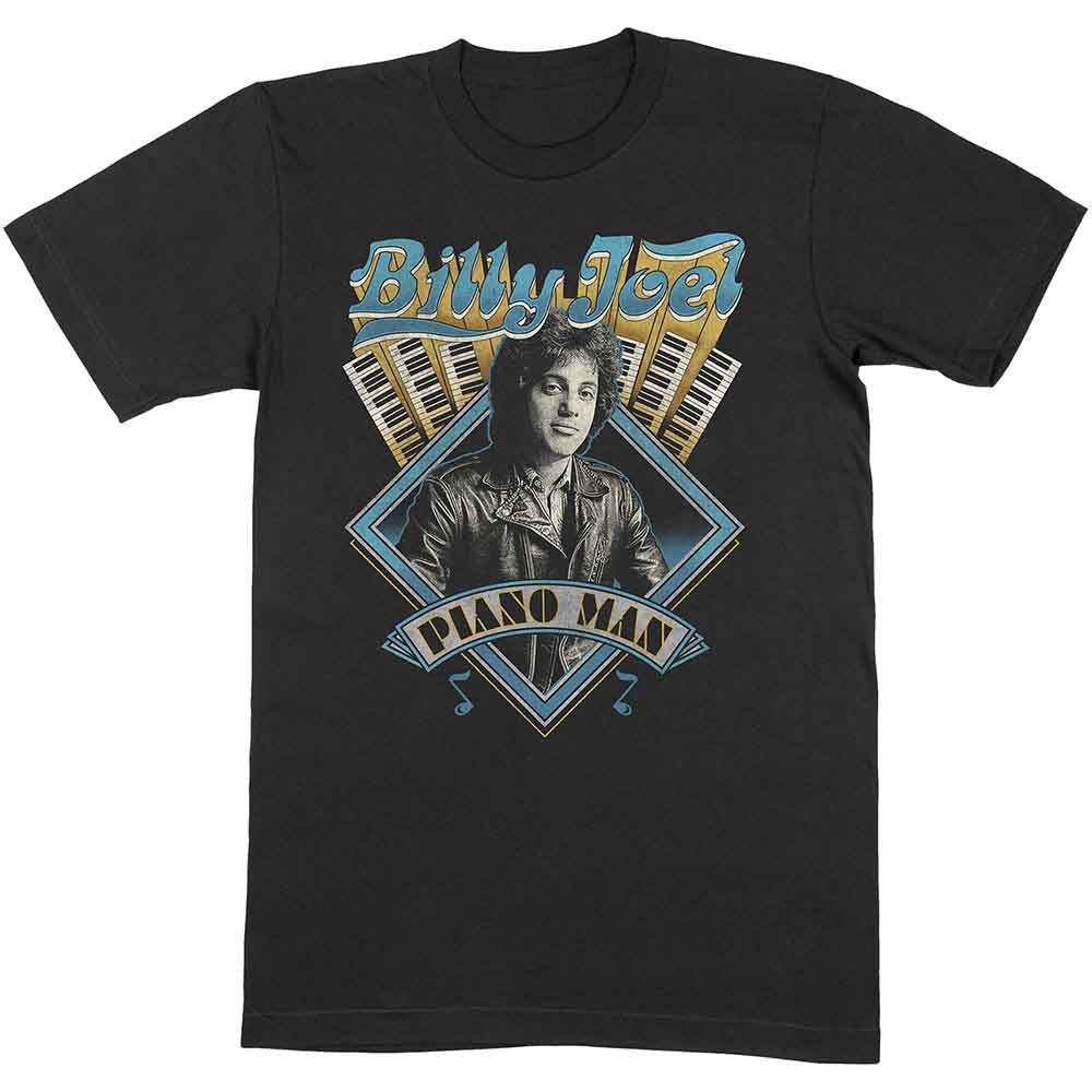 Billy Joel Unisex T-Shirt: Piano Man (Black)