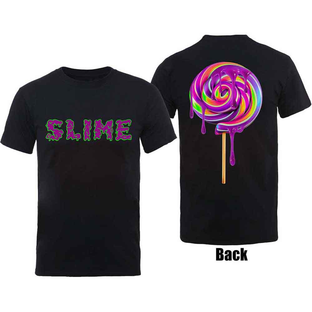 Young Thug Unisex T-Shirt: Slime Pop-Up (Black) (Back Print) (Small)