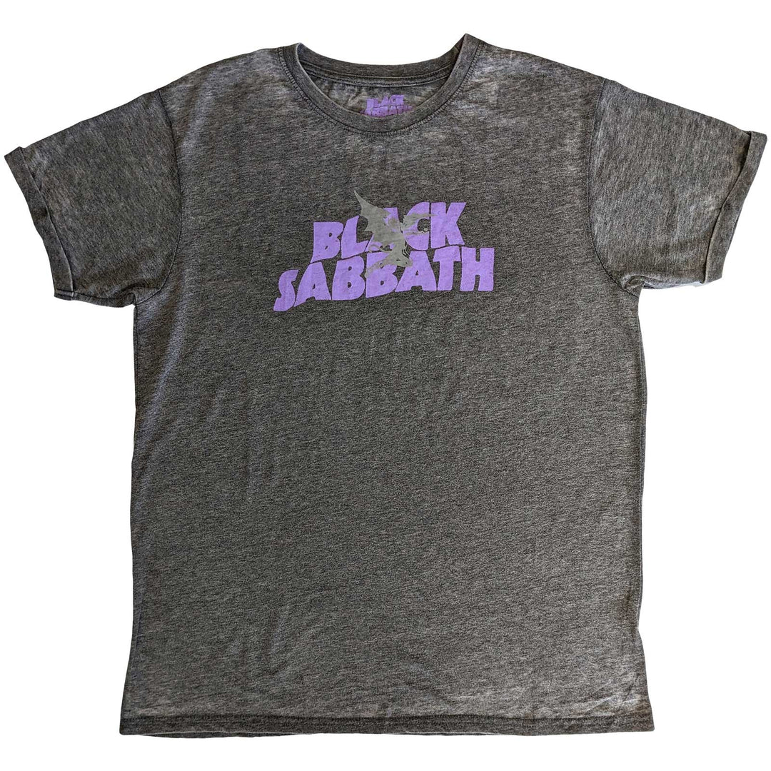 Logo & Daemon (Burnout) Unisex T-Shirt | Black Sabbath