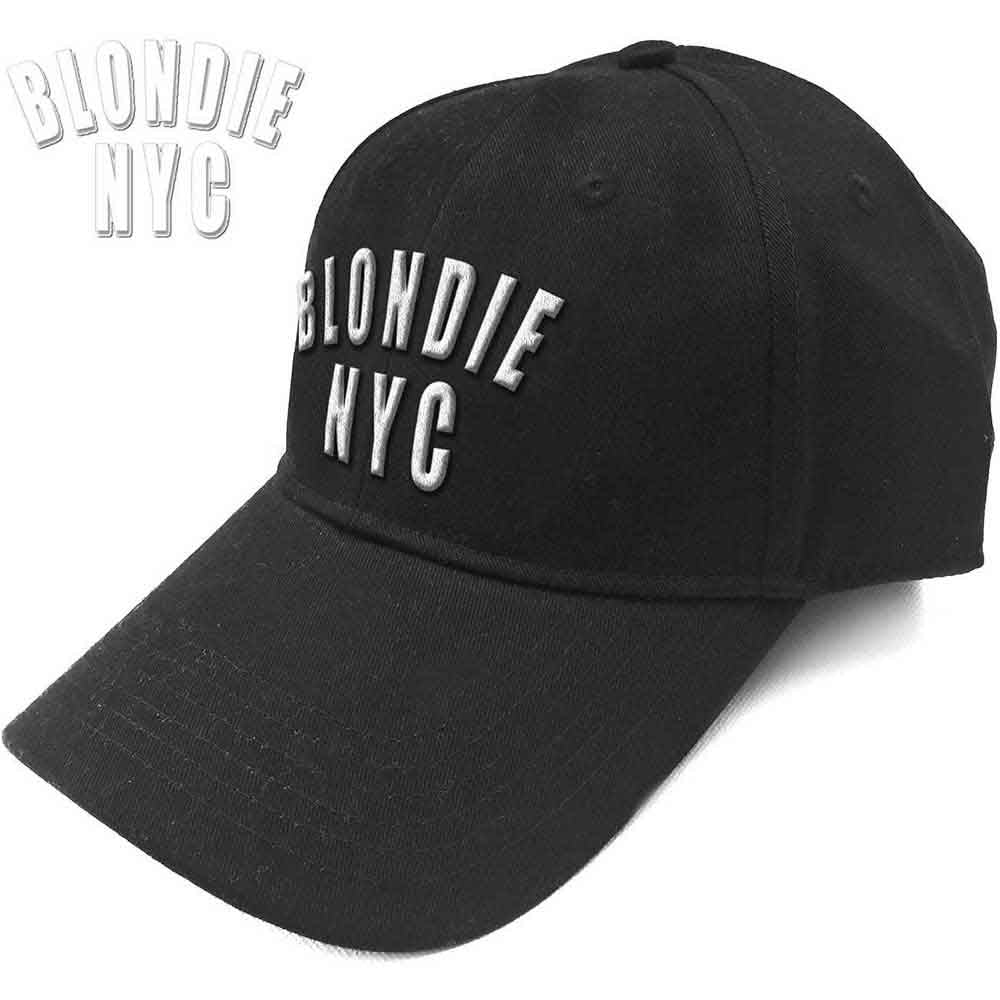 Blondie Unisex Baseball Cap: NYC Logo (Black)