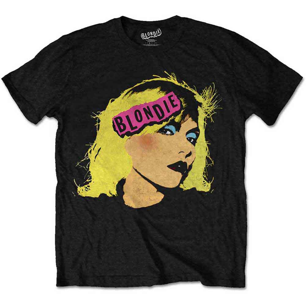 Blondie Unisex T-Shirt: Punk Logo (Black)