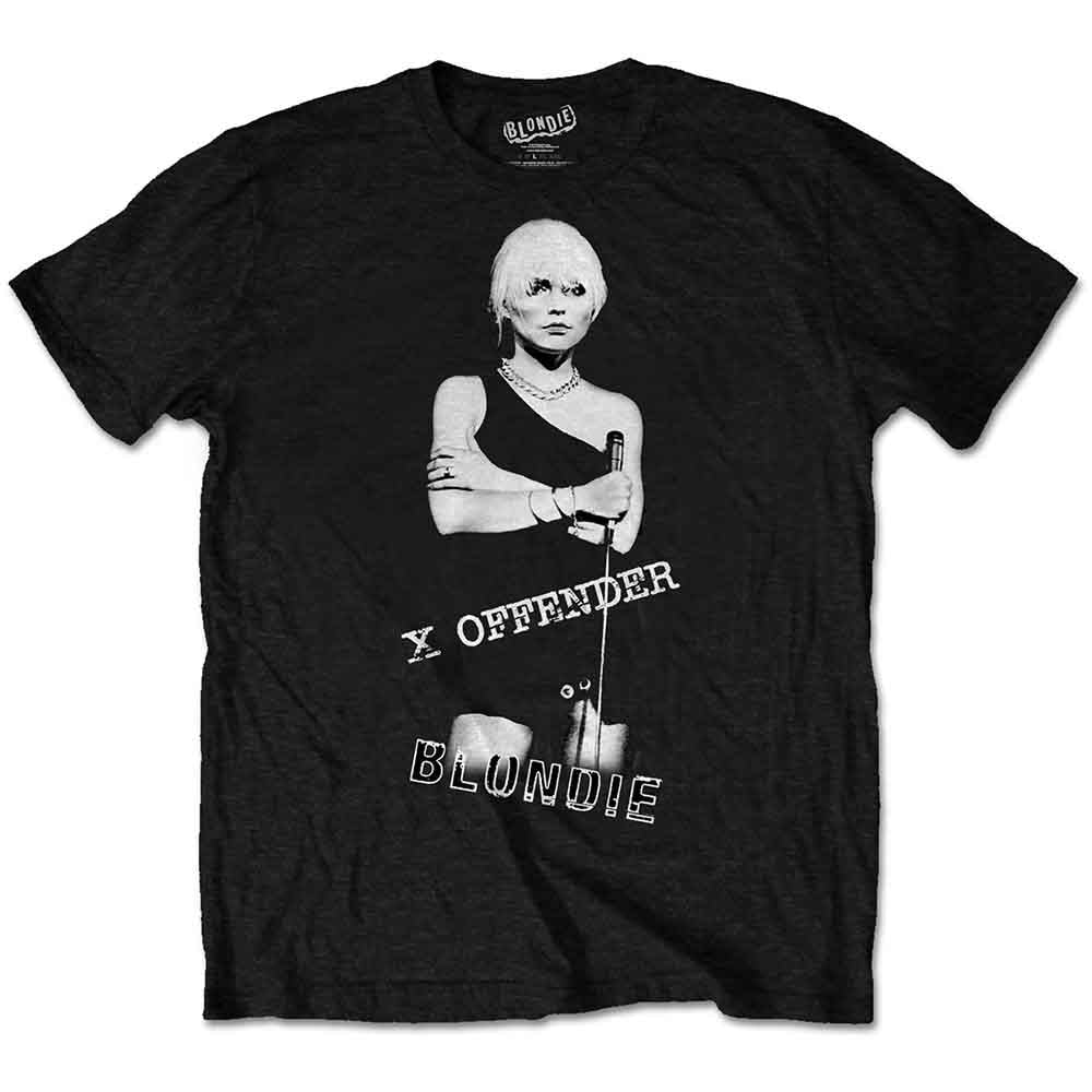 Blondie Unisex T-Shirt: X Offender (Black)