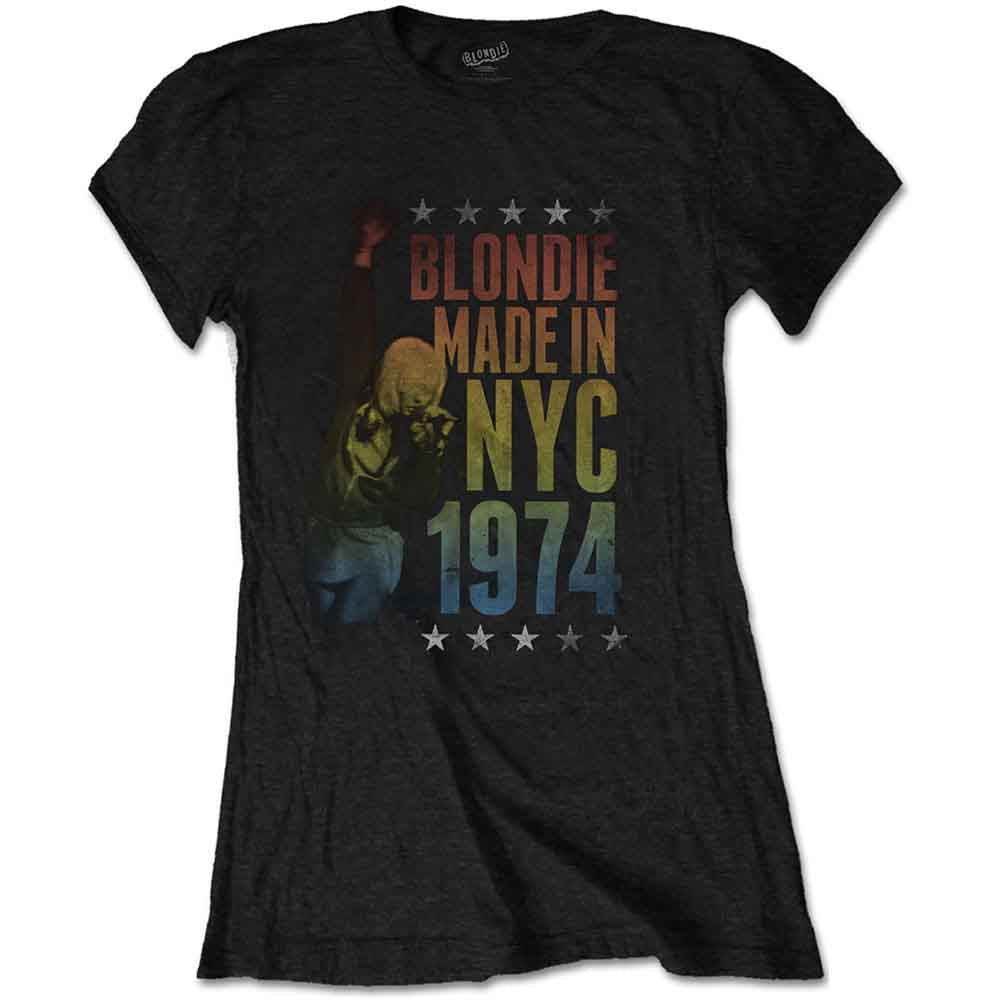 Blondie Ladies T-Shirt: Made in NYC (Black)