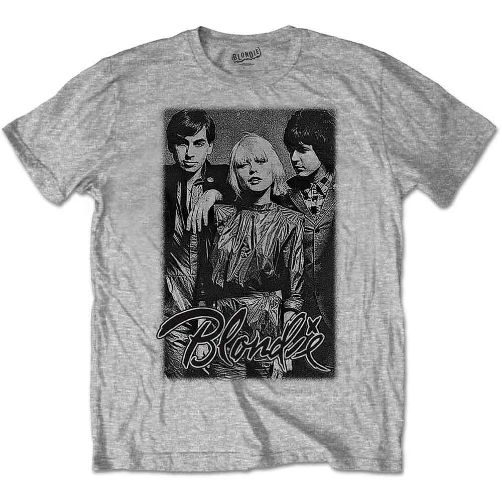 Blondie Unisex T-Shirt: Band Promo (Grey)