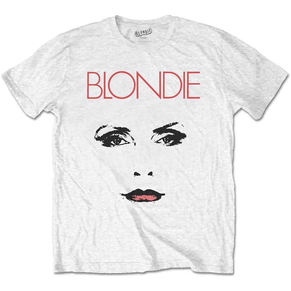 Blondie Unisex T-Shirt: Staredown (White)