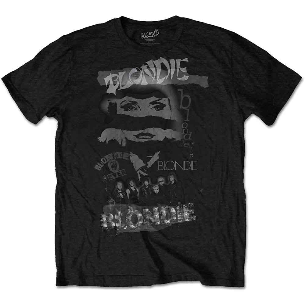 Blondie Unisex T-Shirt: Mash Up (Black)