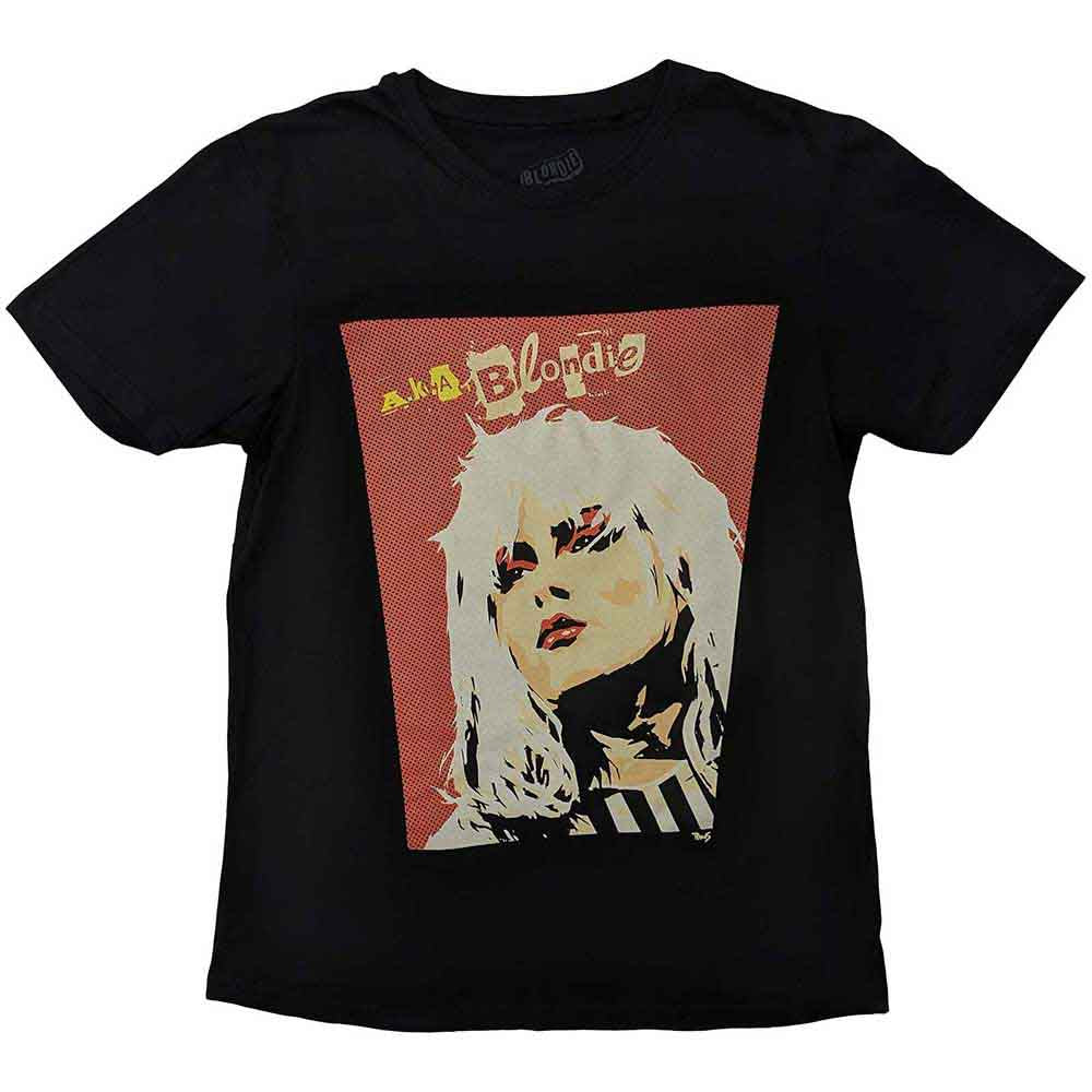 Blondie Unisex T-Shirt: AKA Pop Art (Black)