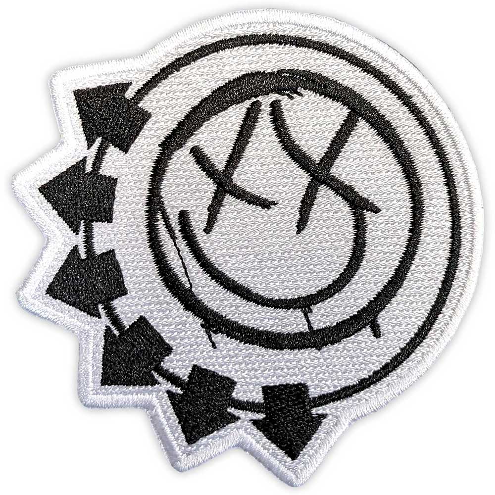 Blink-182 Standard Patch: Black Six-Arrow Smile