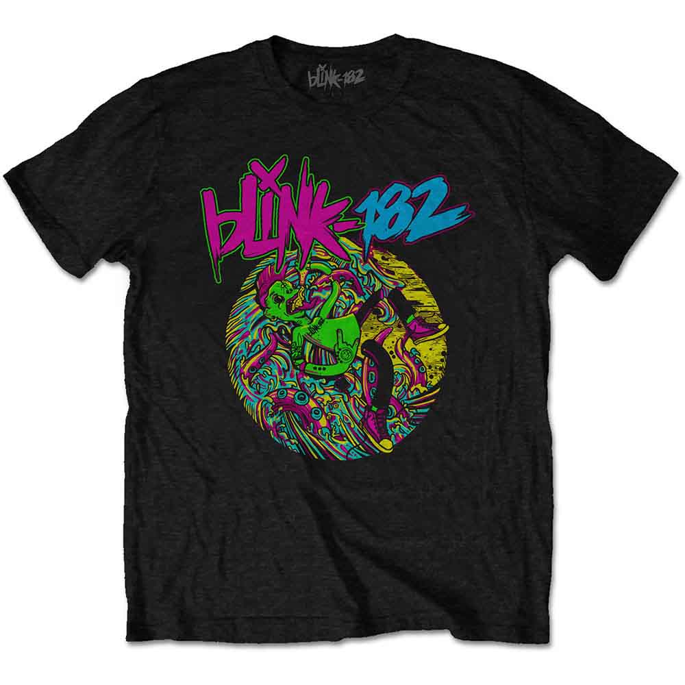 Blink-182 Unisex T-Shirt: Overboard Event (Black)