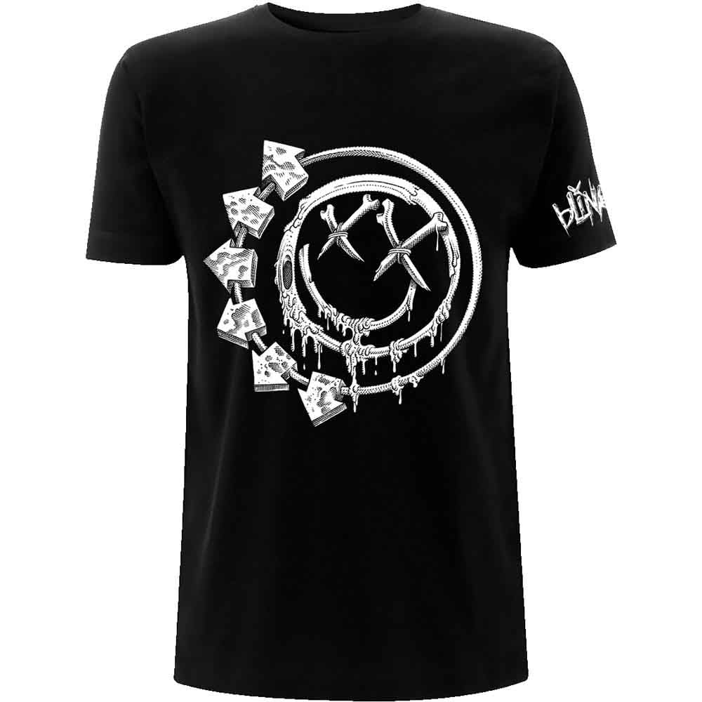 Blink-182 Unisex T-Shirt: Bones (Black)