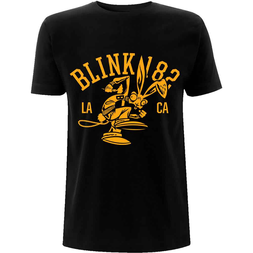 Blink-182 Unisex T-Shirt: College Mascot (Black)