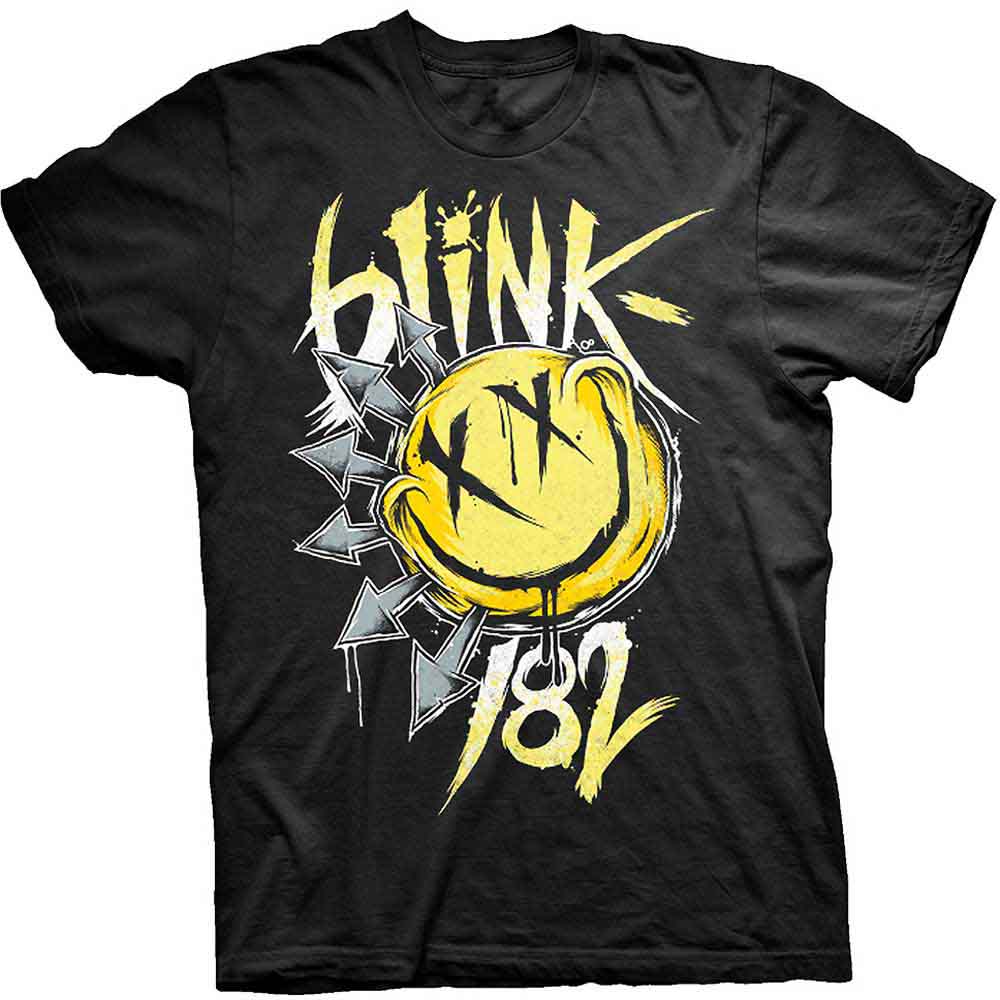 Blink-182 Unisex T-Shirt: Big Smile (Black)