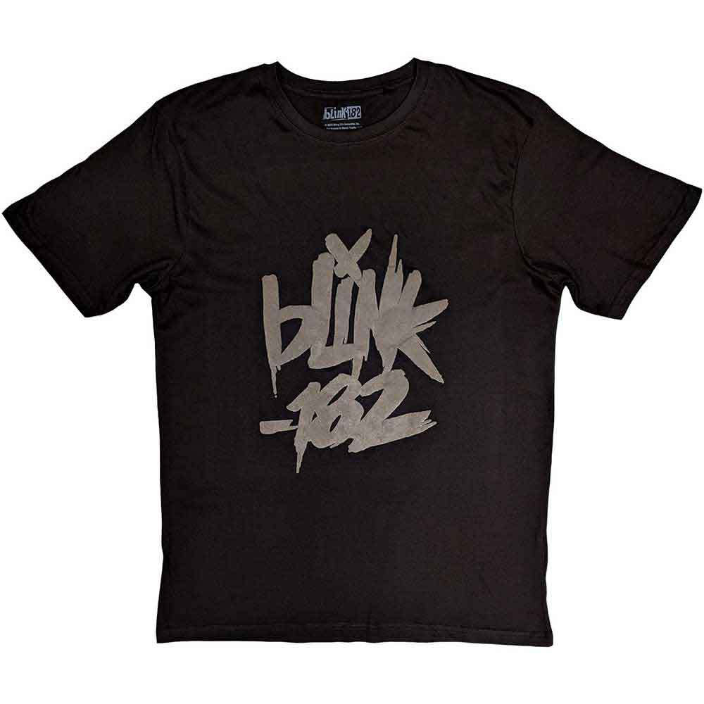 Blink-182 Unisex T-Shirt: Neon Logo (Black) (Hi-Build)