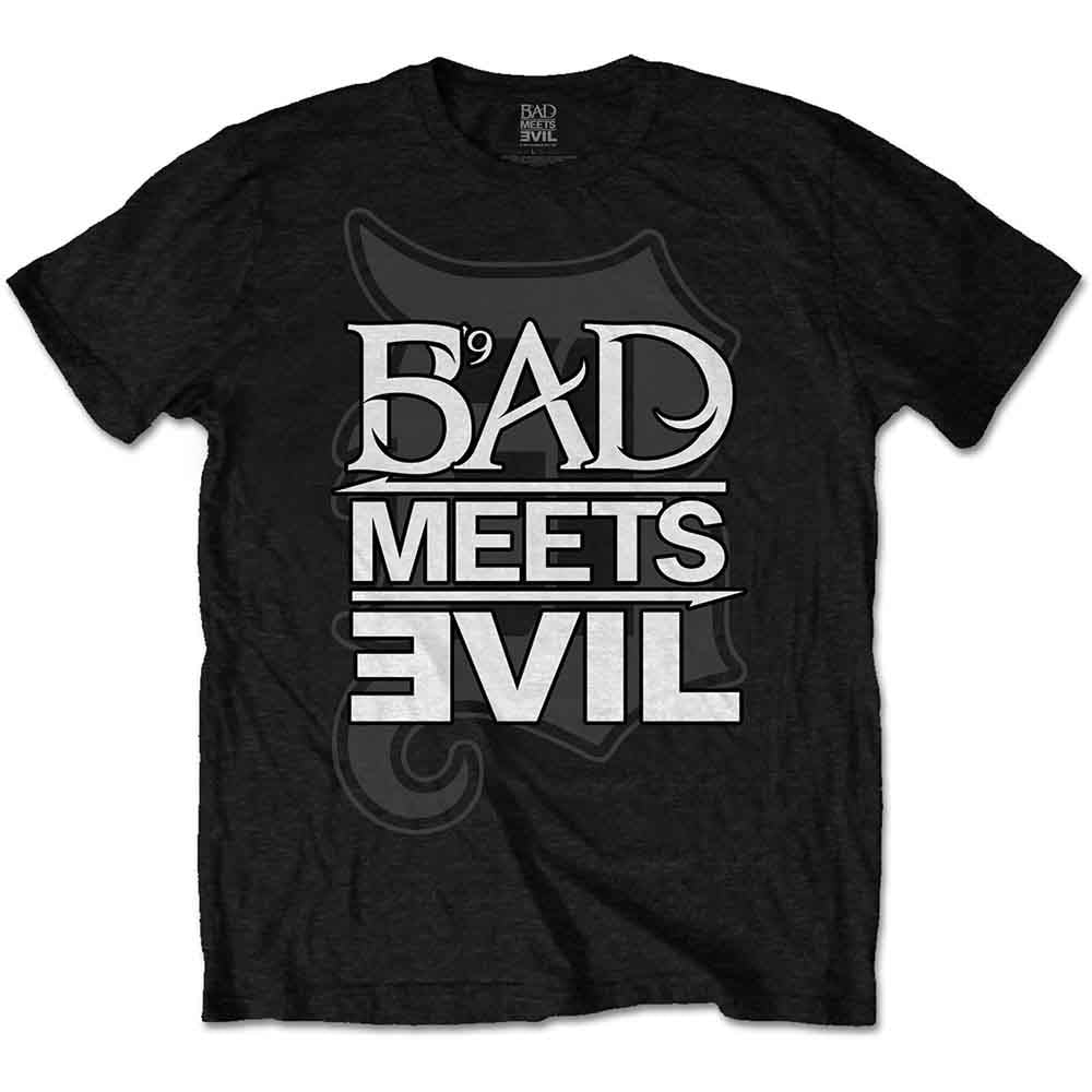 Bad Meets Evil Unisex T-Shirt: Logo (Black)