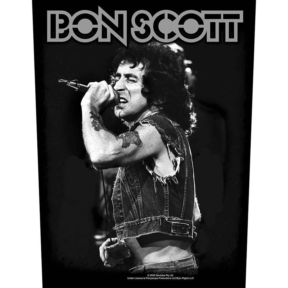 Bon Scott Back Patch: Bon Scott