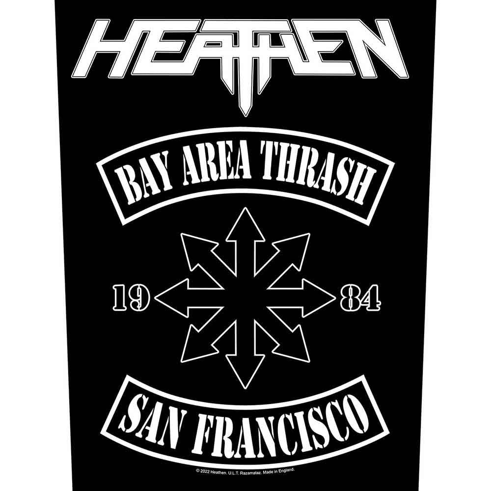 Heathen Back Patch: Bay Area Thrash