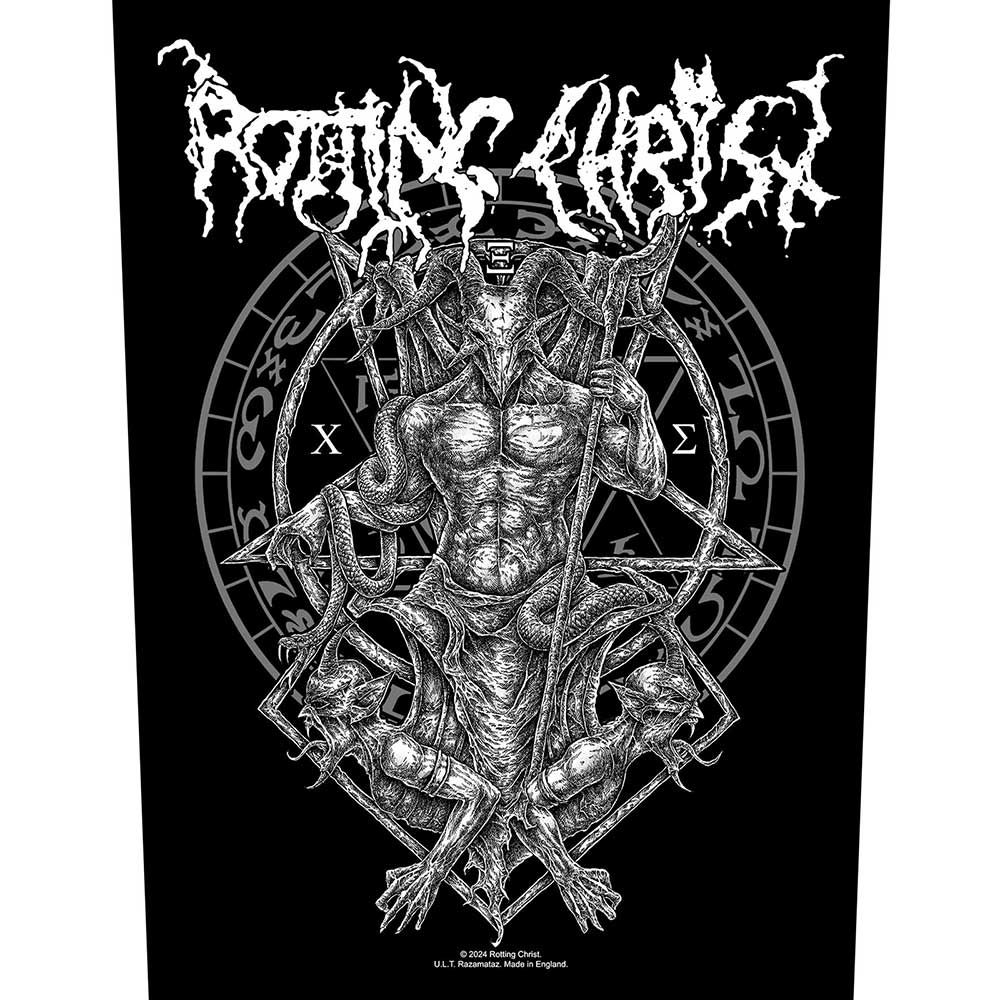 Rotting Christ Back Patch: Hellenic Black Metal