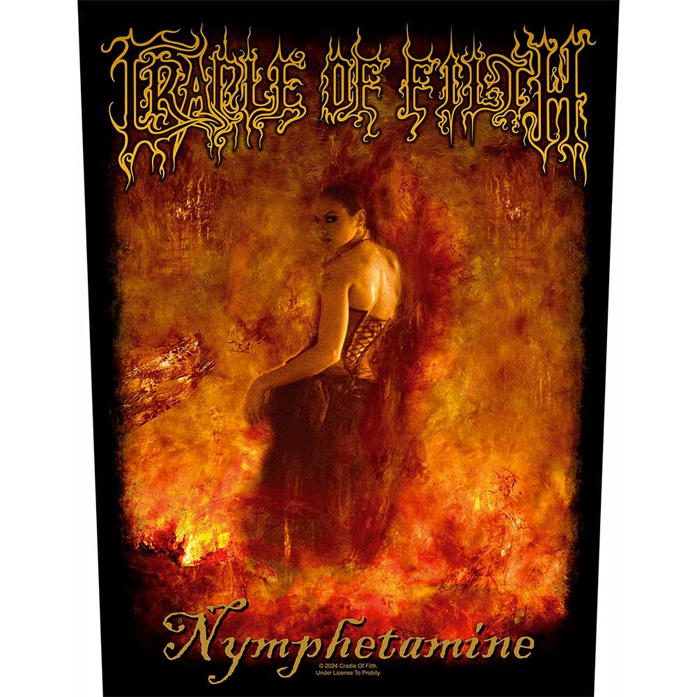 Cradle Of Filth Back Patch: Nymphetamine