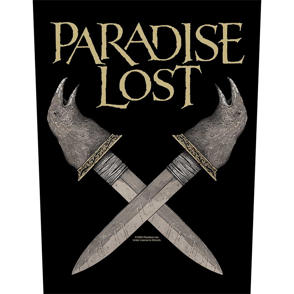 Paradise Lost Back Patch: Obsidian Dagger