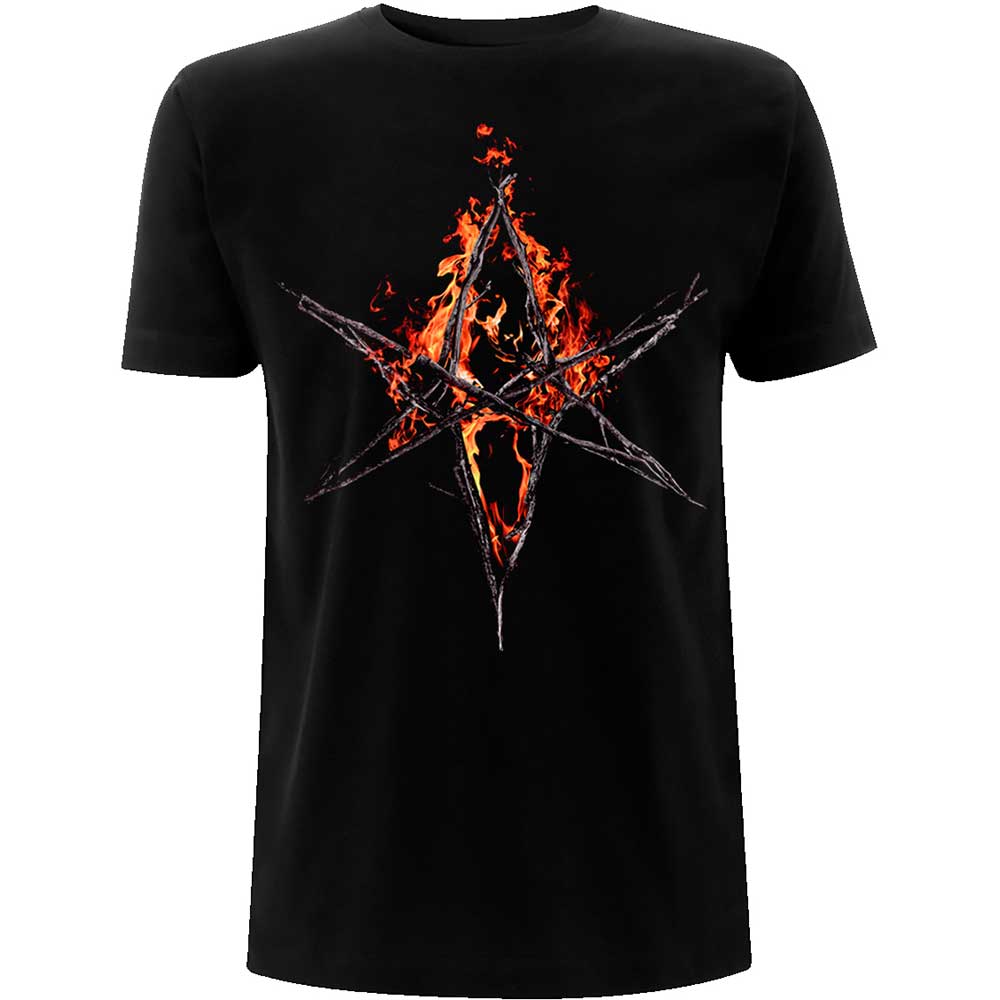 Flaming Hex Unisex T-Shirt | Bring Me The Horizon