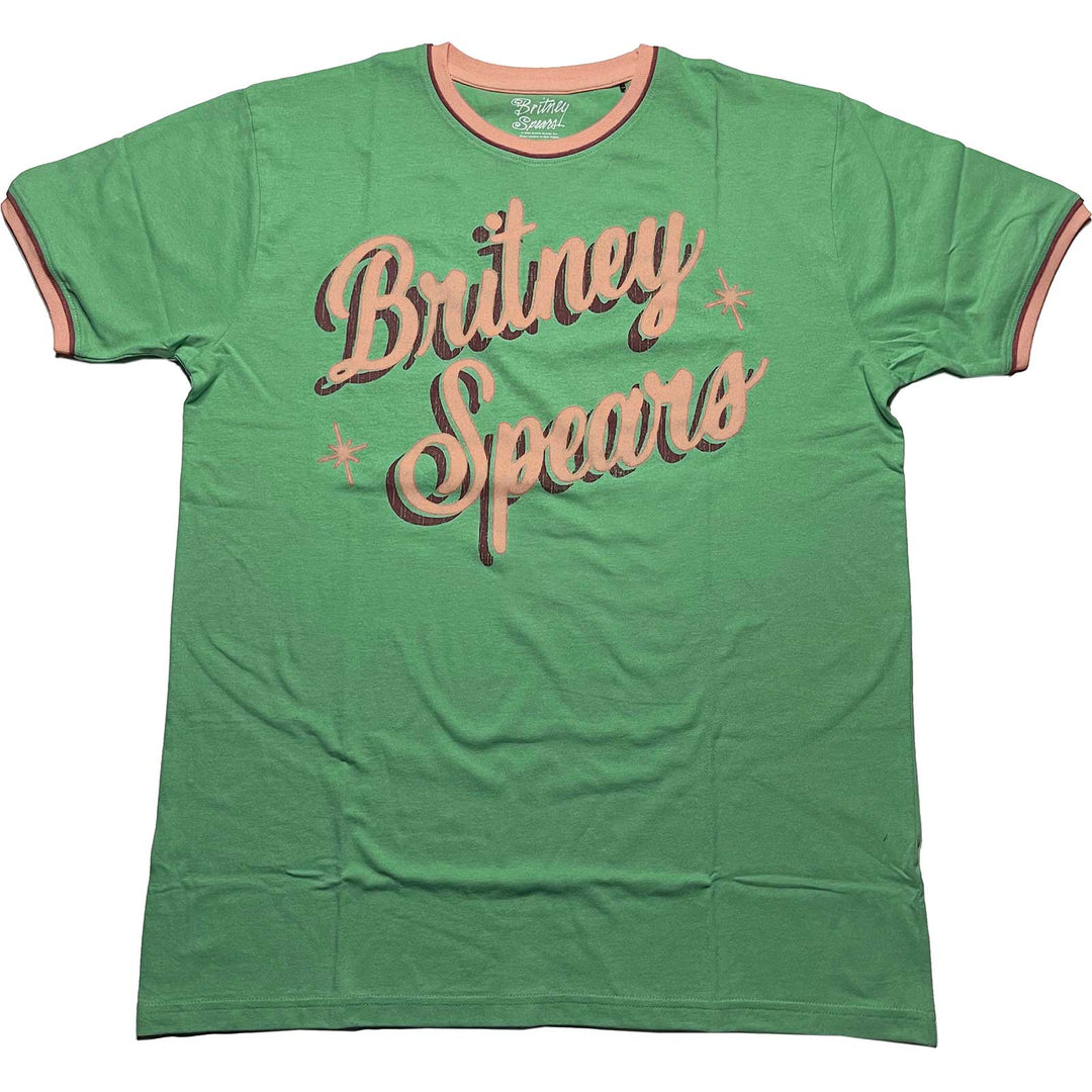 Retro Text Unisex Ringer T-Shirt | Britney Spears