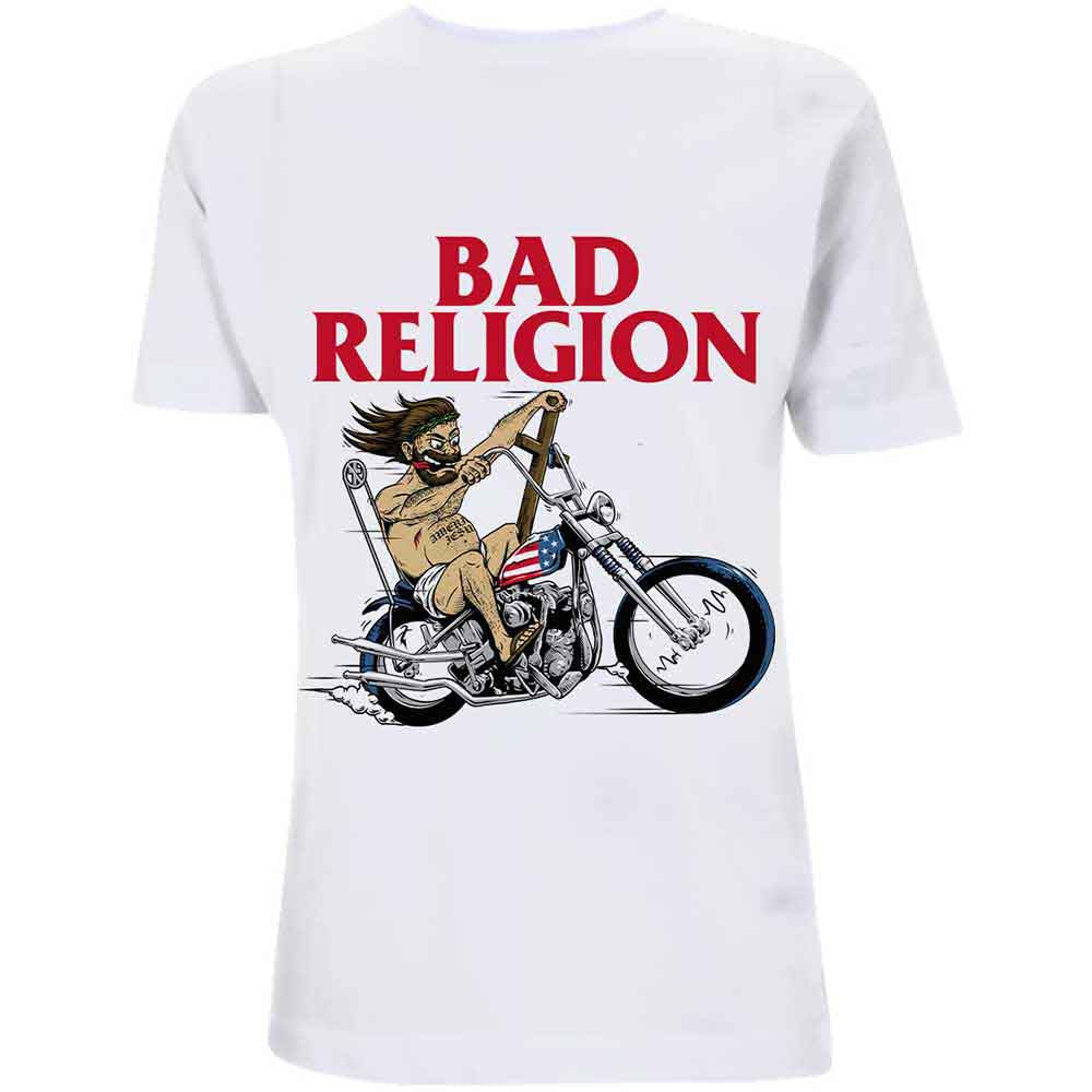 Bad Religion Unisex T-Shirt: American Jesus (White)