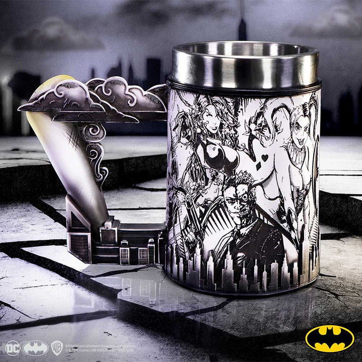 Super Villains Comic Strip Collectible Tankard | Batman