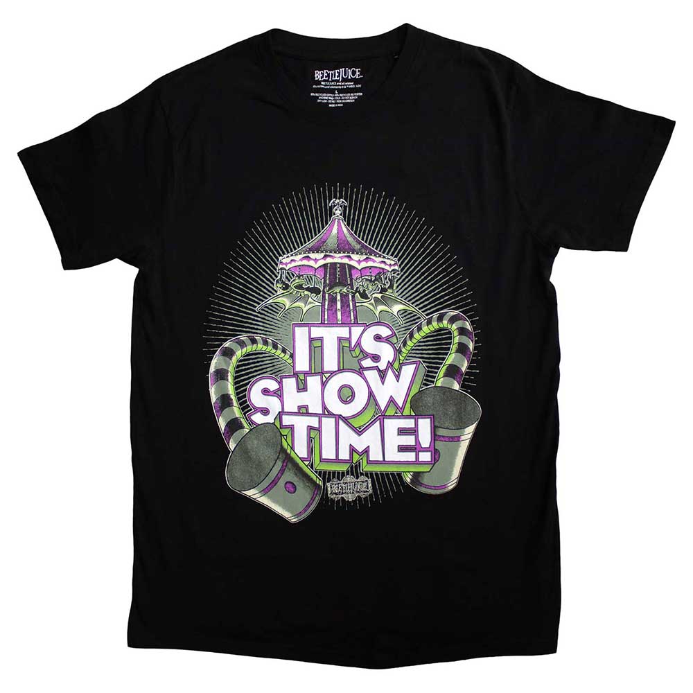 Beetlejuice Unisex T-Shirt: It's Showtime Carousel