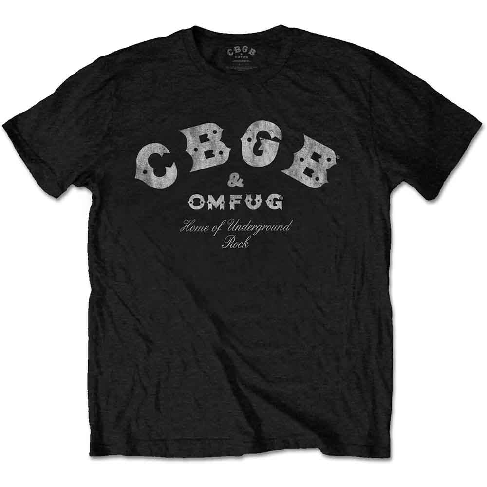 CBGB Unisex T-Shirt: Classic Logo (Black)