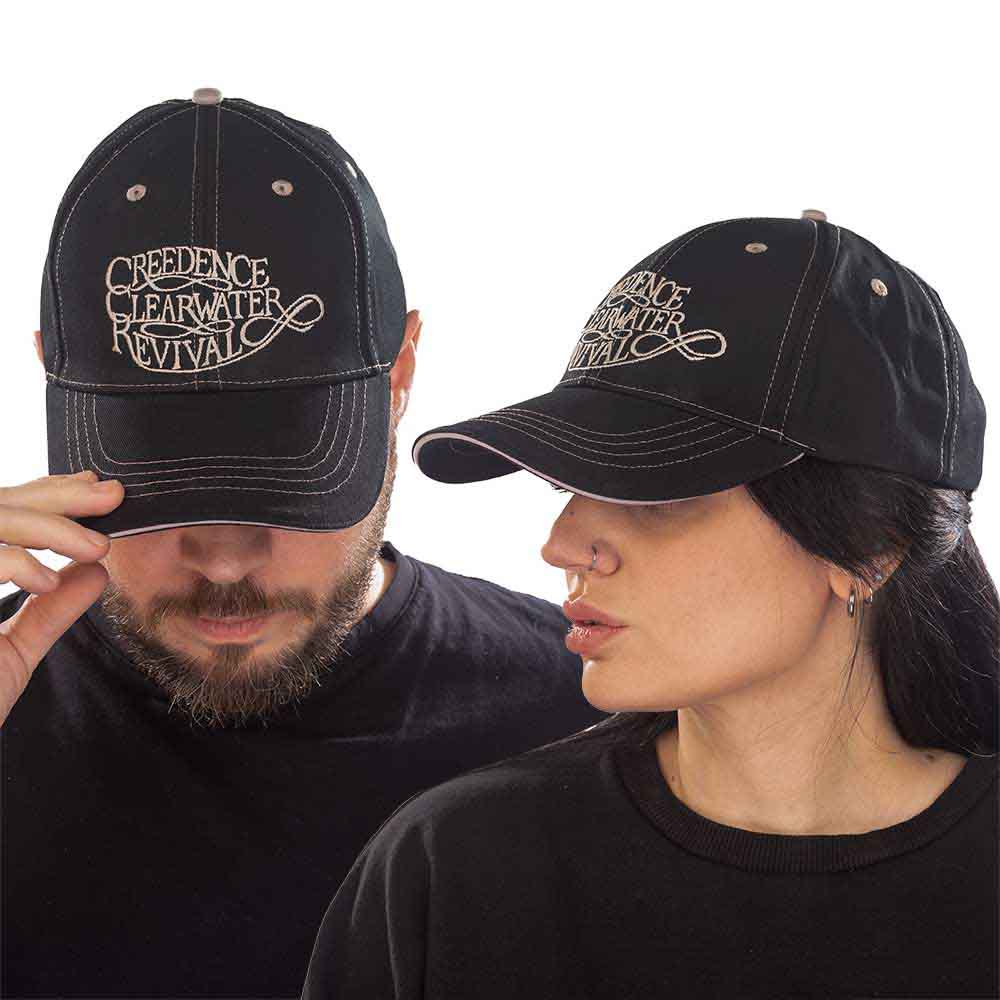 Creedence Clearwater Revival Unisex Baseball Cap: Logo (Black)