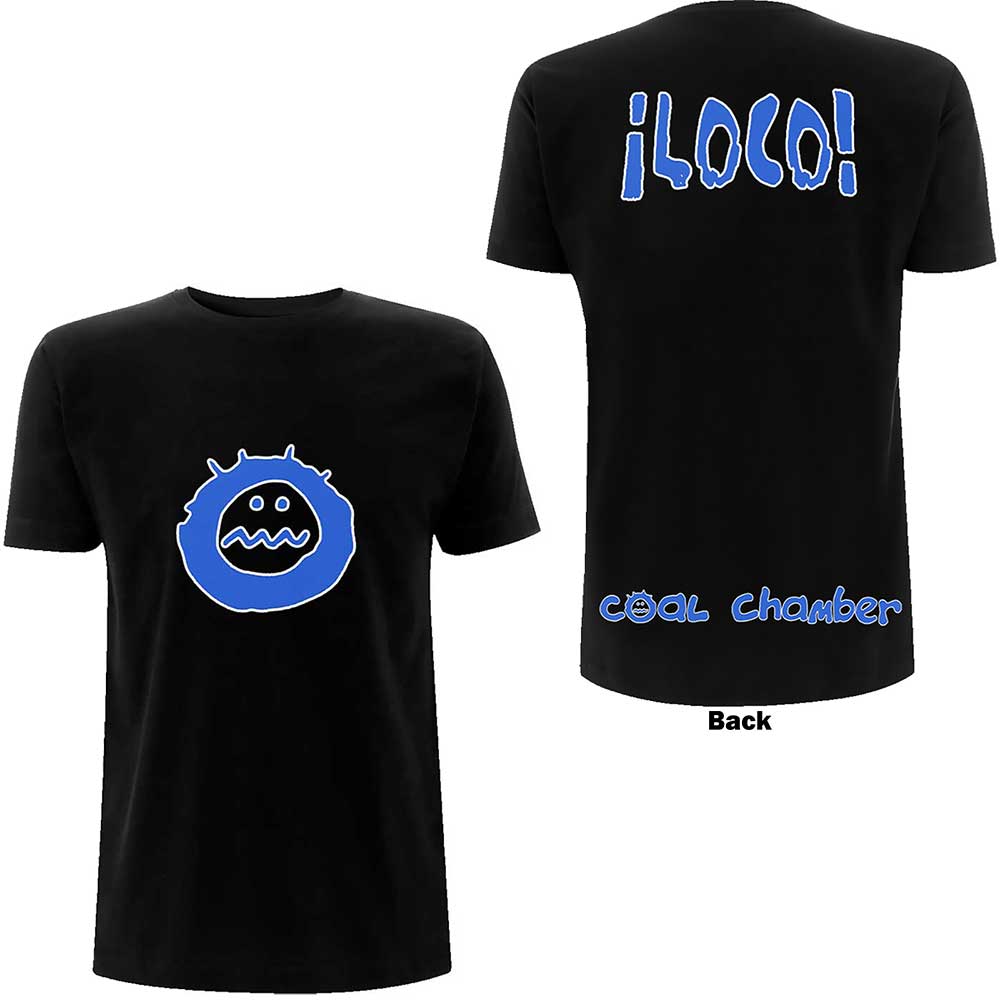 Coal Chamber Unisex T-Shirt: Loco (Black) (Back Print)