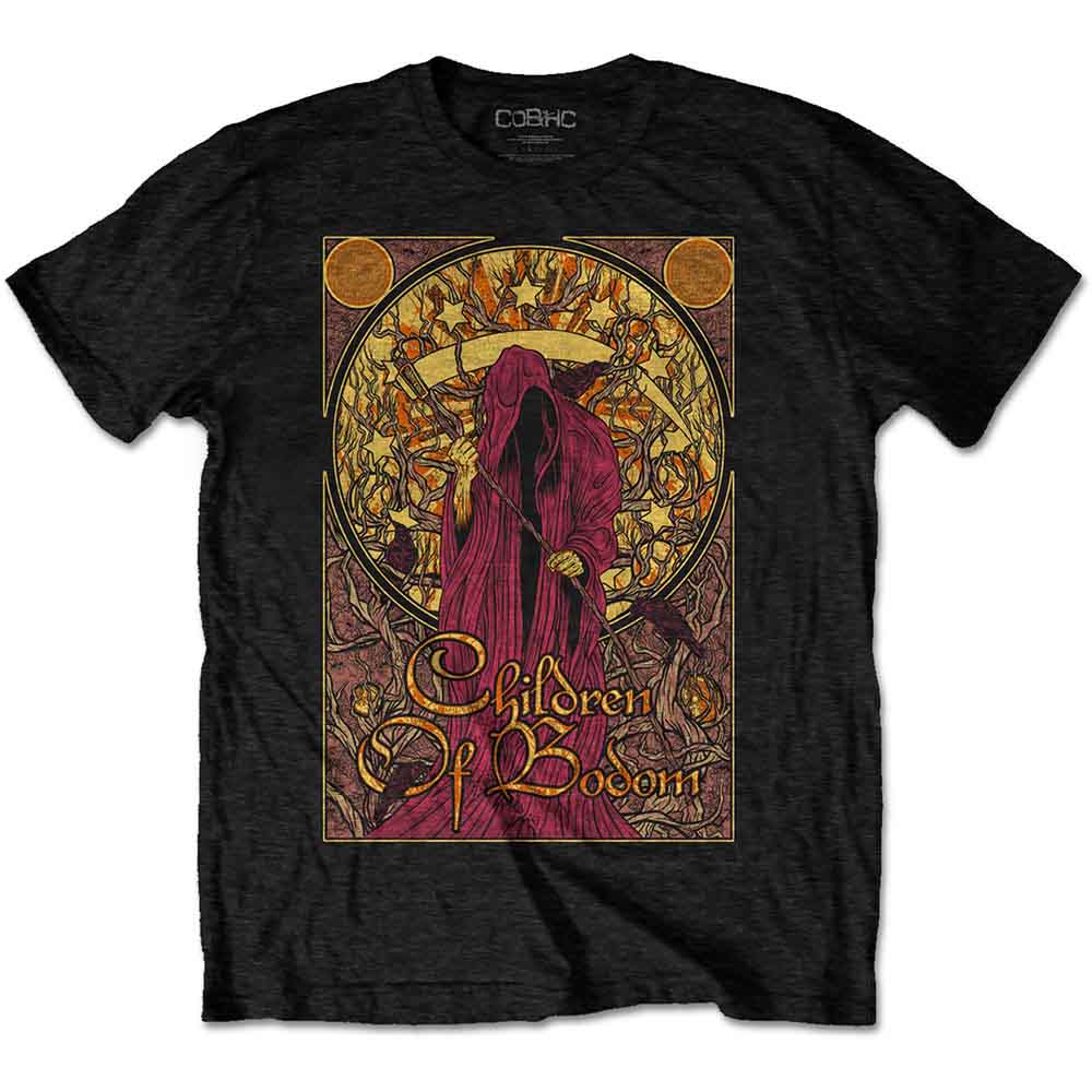 Children Of Bodom Unisex T-Shirt: Nouveau Reaper (Black)