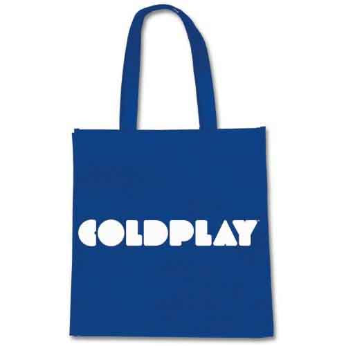 Coldplay Eco Shopper: Logo Trend Version (Blue) (Back Print)